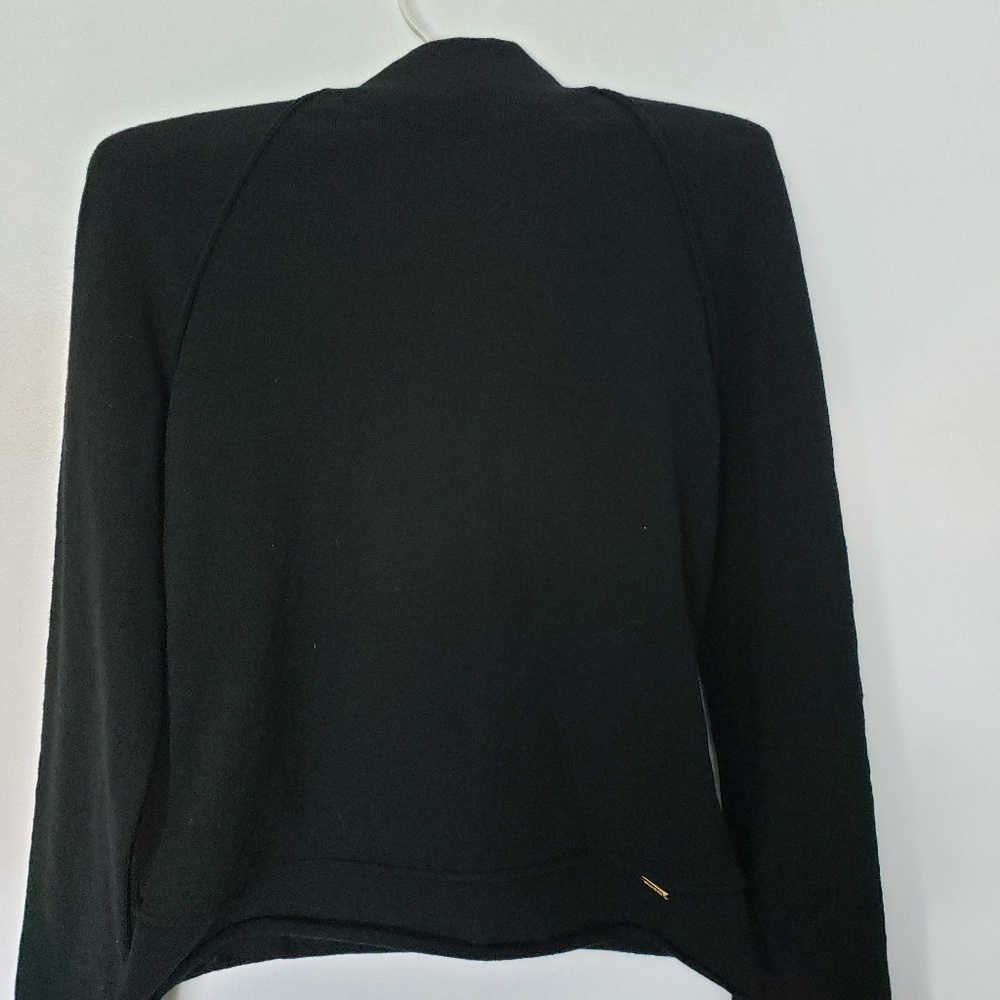 Roberto Cavalli Wool Sweater w/ Open Chain Bck